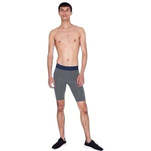 American Apparel Men’s Forward Compact Short Asphalt/Black Size-L NWT